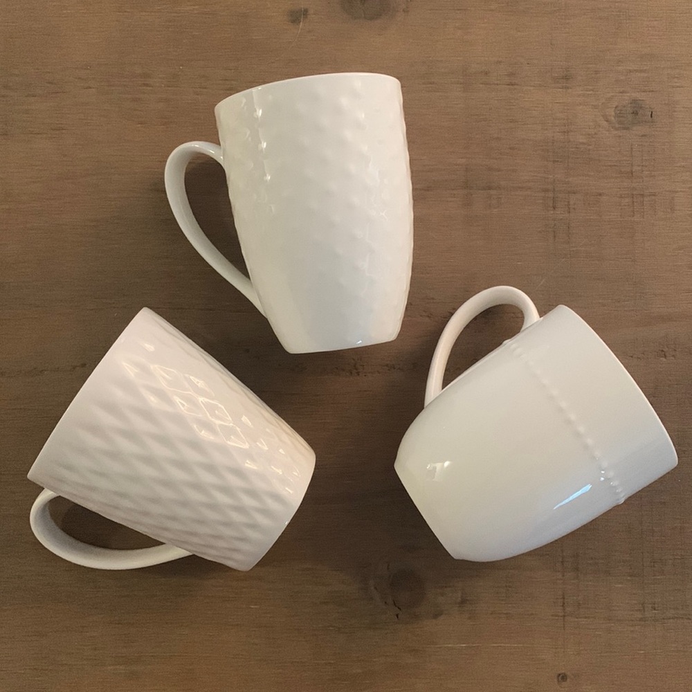 Textured Mugs Set
